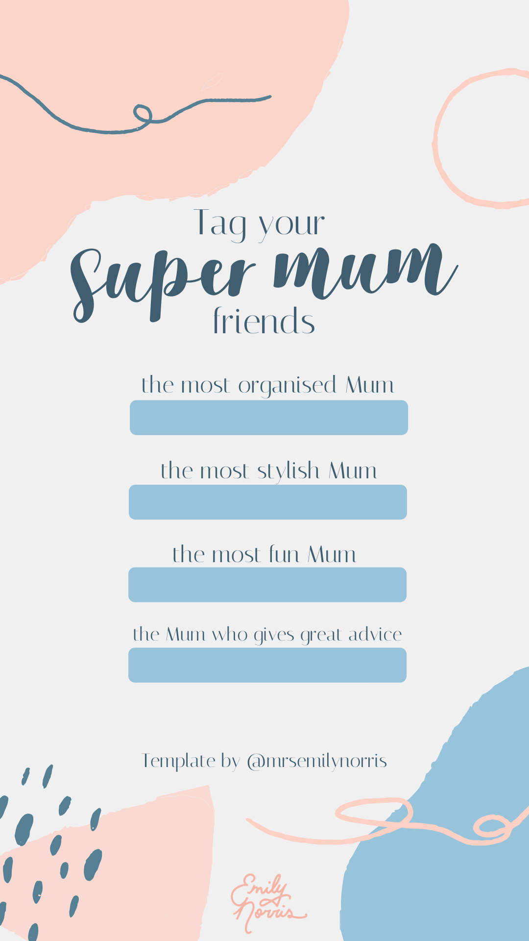 Instagram Story Templates – Emily Norris